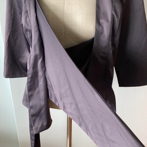 NWT Narcissist grey wrap jacket - Picture 7 of 10